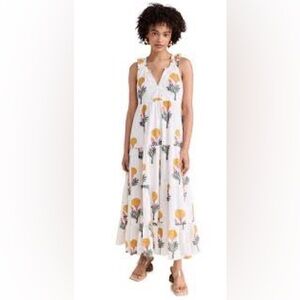 NWOT Marea Marigold Tiered Maxi Sundress